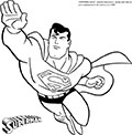 Superman coloring pages 1